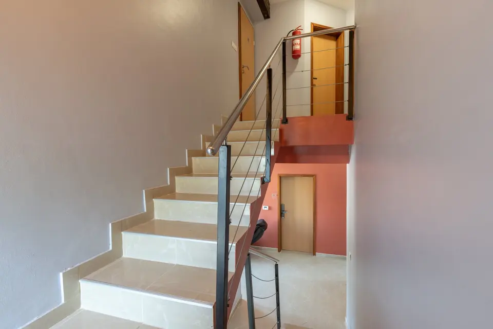Staircase between the two floors
